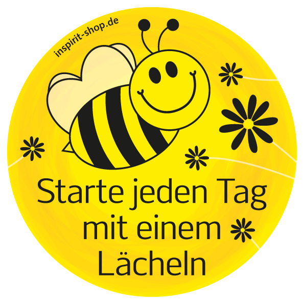 Aufkleber Lächeln probe bild